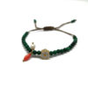 Pulsera margarita y malaquita - Imagen 2