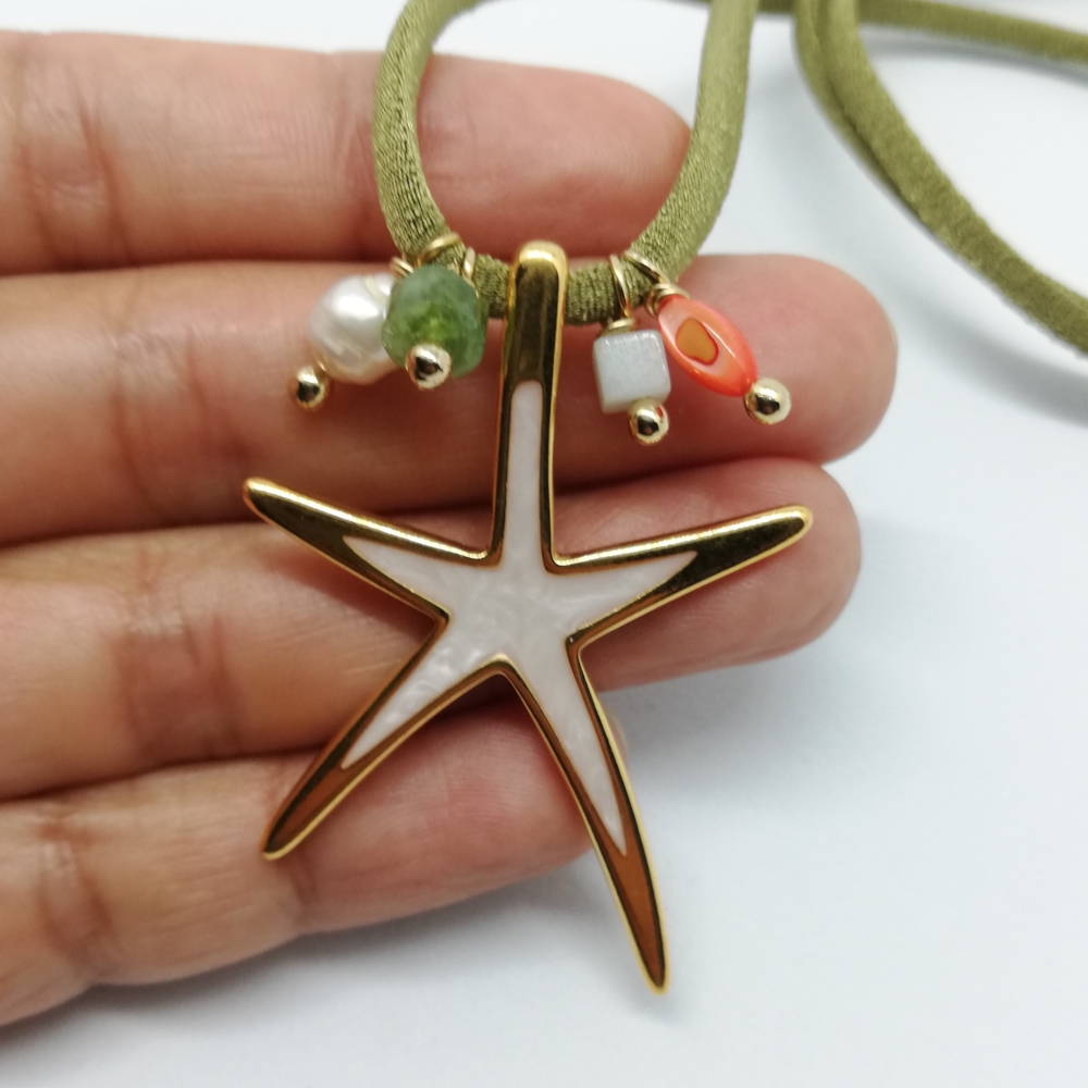 Gargantilla estrella blanca - Imagen 2