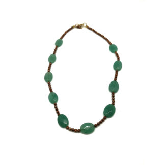 Gargantilla cristal y ágata